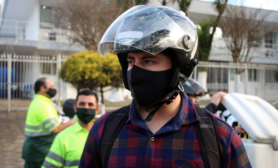 BRTran faz blitz educativa no Dia do Motociclista