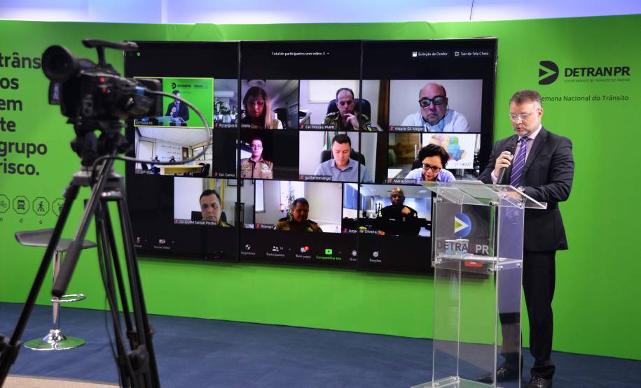 Evento de abertura da Semana Nacional de Trânsito 2020 é realizado online