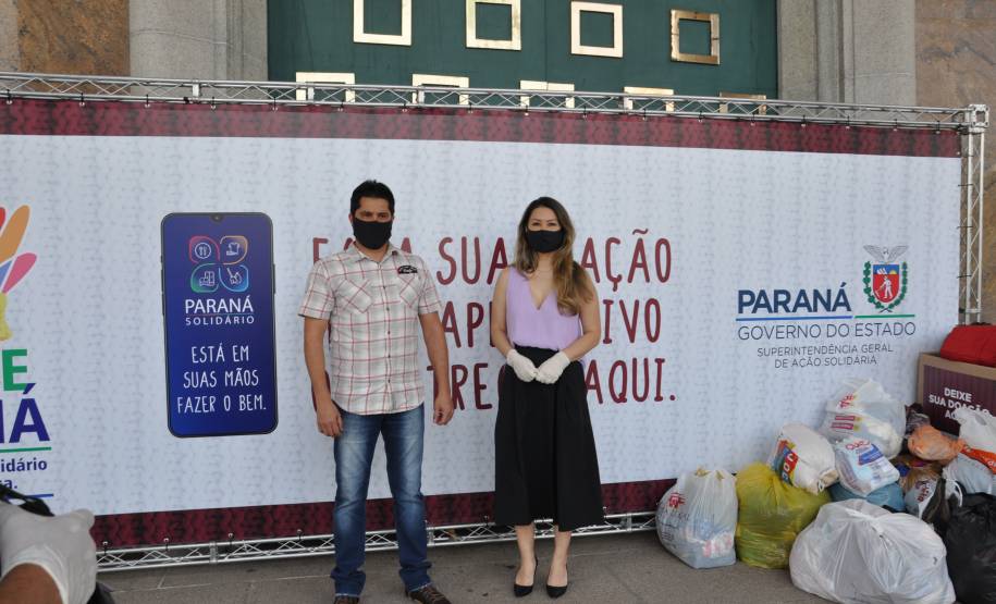 Servidores do Detran-PR se engajam em campanhas de arrecadação promovidas pela primeira-dama do Estado