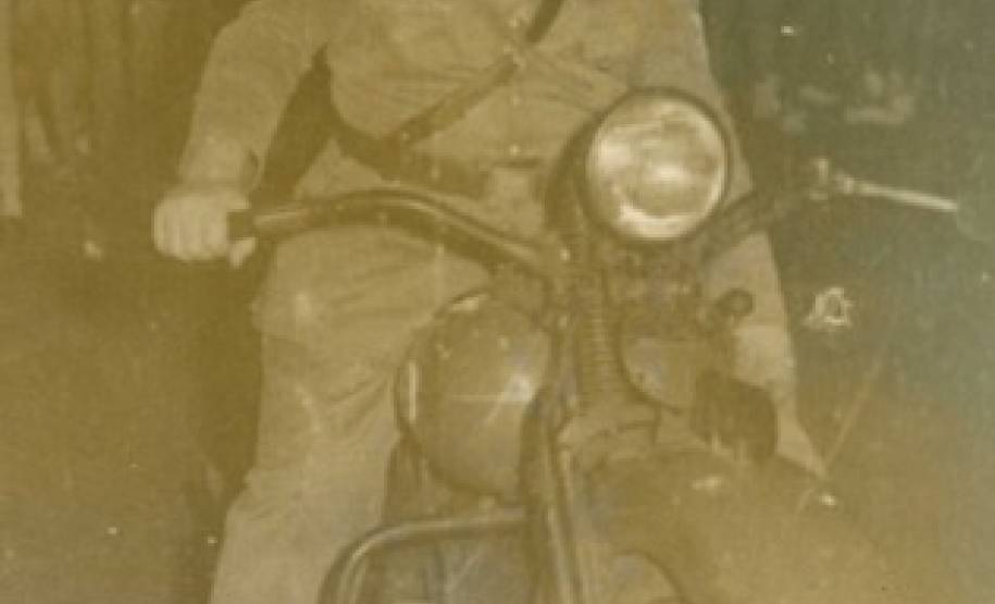 Mário Guerra na moto