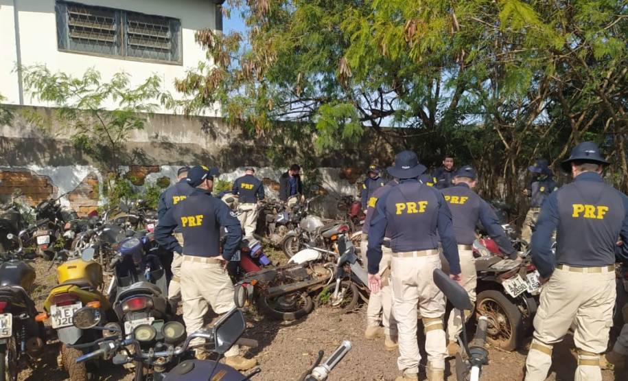 Em operação conjunta, PRF identifica veículos roubados ou furtados em pátio do Detran. - Curitiba, 13/07/2021 - Foto: Detran-PR