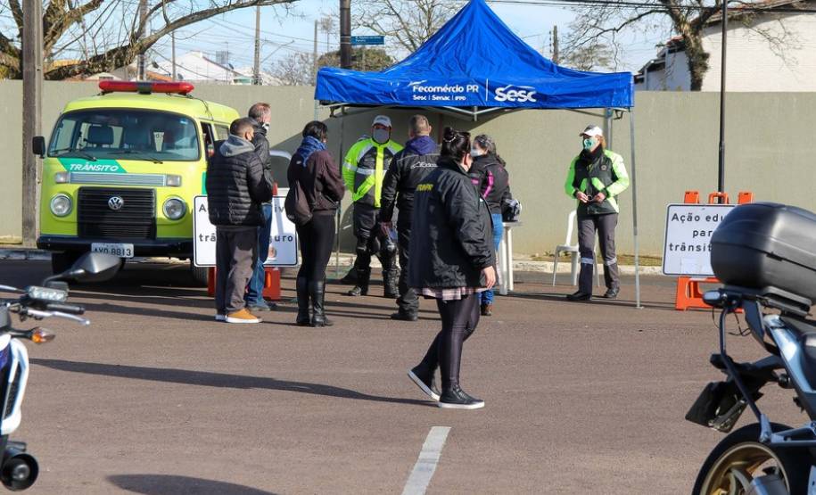 Evento para motociclistas trabalha condução e dicas para evitar acidentes