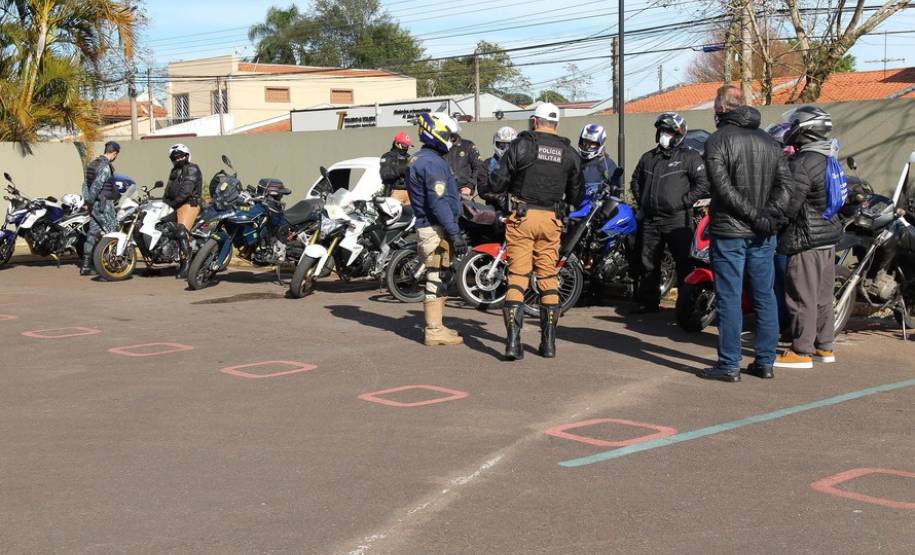 Evento para motociclistas trabalha condução e dicas para evitar acidentes