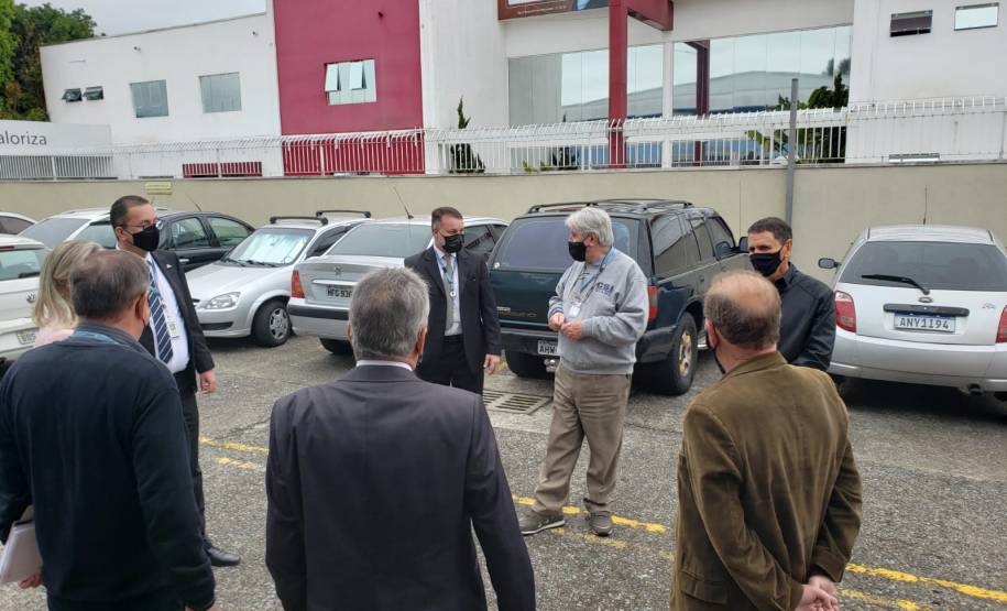 Diretoria do Detran visita posto avançado do Hauer, em Curitiba