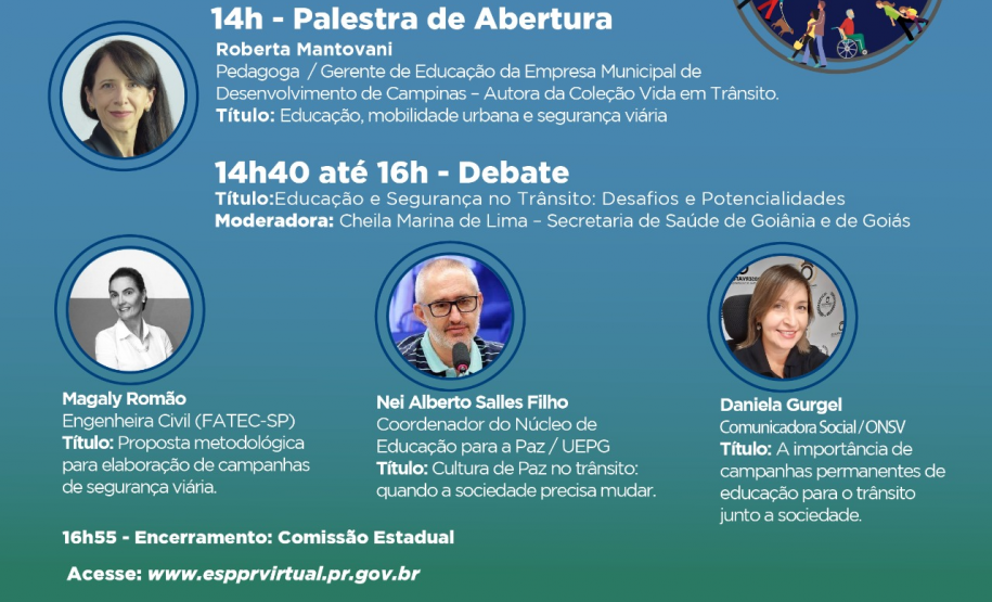 VI Fórum Estadual do Programa Vida no Trânsito do Paraná começa nesta terça (16)