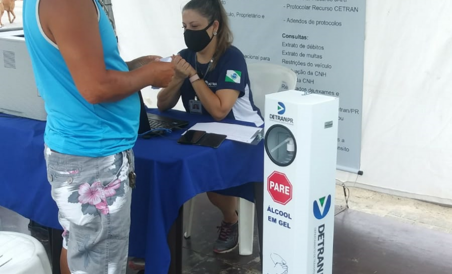 Detran-PR registra mais de 3 mil atendimentos no Litoral