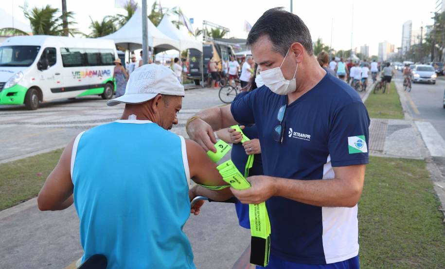 Detran promove campanhas educativas voltadas aos ciclistas no Litoral do Paraná