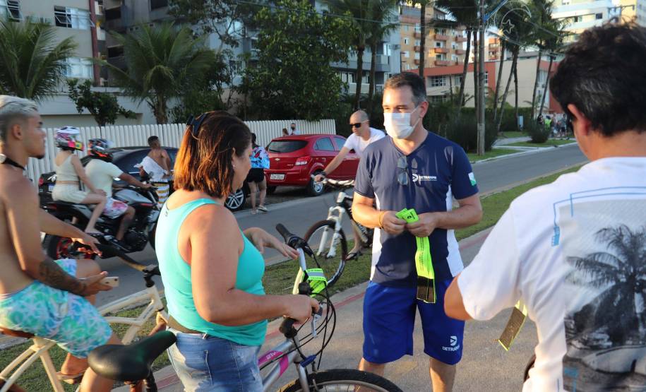 Detran promove campanhas educativas voltadas aos ciclistas no Litoral do Paraná