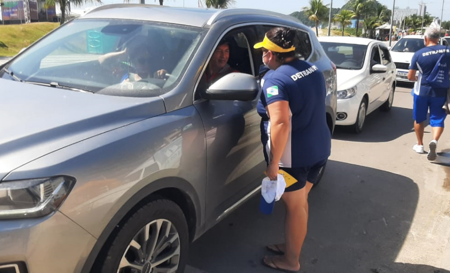No Litoral, atendimentos do Detran crescem 227% nesta temporada