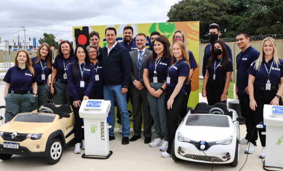 Governador inaugura Detranzinho, minicidade voltada à educação no trânsito para crianças