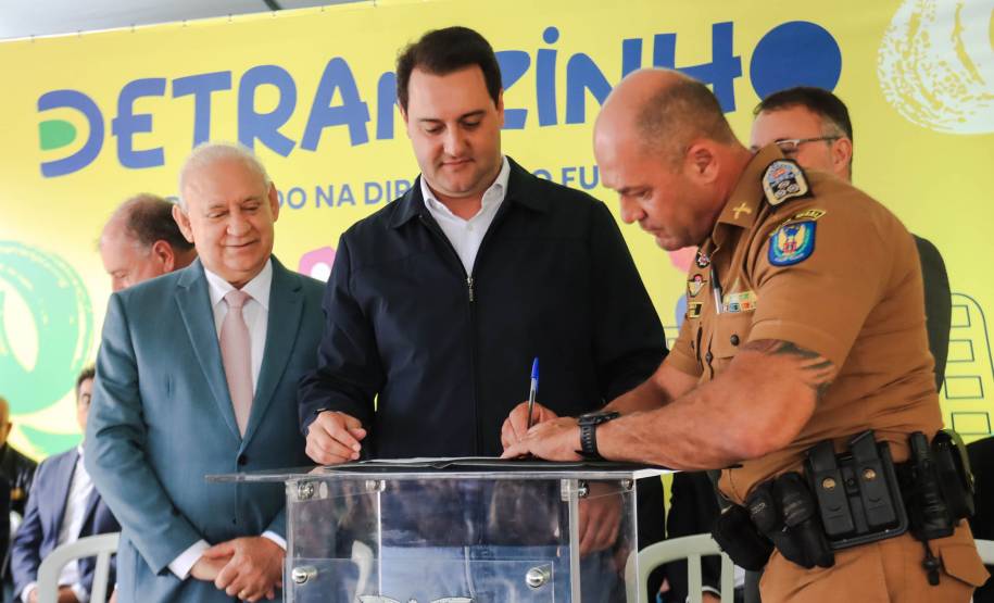 Governador inaugura Detranzinho, minicidade voltada à educação no trânsito para crianças