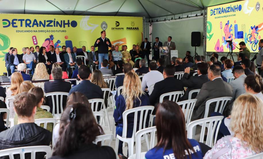 Governador inaugura Detranzinho, minicidade voltada à educação no trânsito para crianças