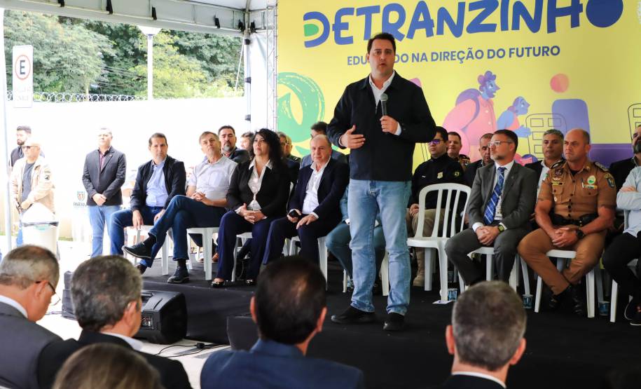 Governador inaugura Detranzinho, minicidade voltada à educação no trânsito para crianças