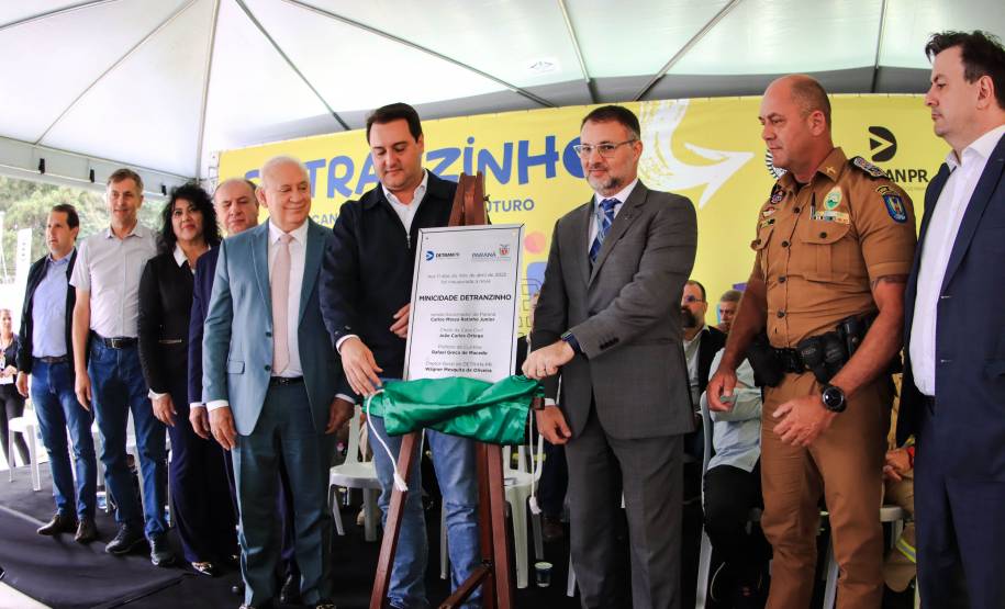 Governador inaugura Detranzinho, minicidade voltada à educação no trânsito para crianças