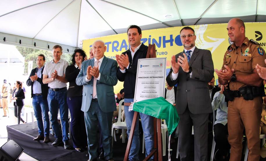 Governador inaugura Detranzinho, minicidade voltada à educação no trânsito para crianças
