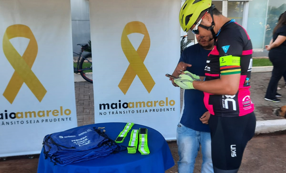 Em 15 dias, ações do Maio Amarelo alcançam mais de 3.300 pessoas no Paraná