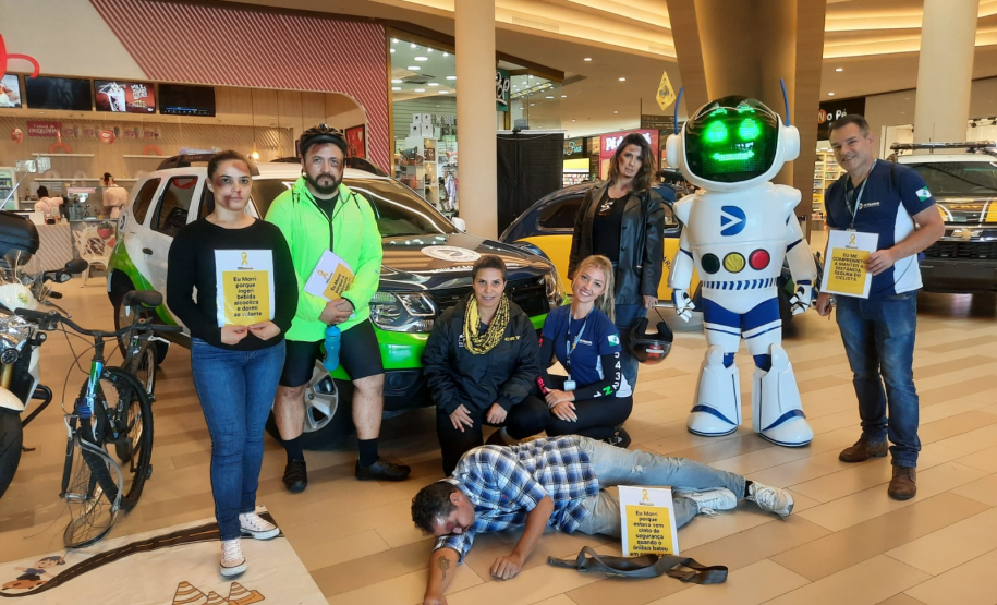 Em 15 dias, ações do Maio Amarelo alcançam mais de 3.300 pessoas no Paraná