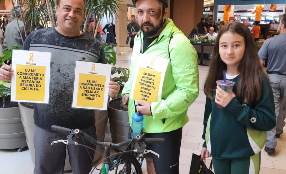 Em 15 dias, ações do Maio Amarelo alcançam mais de 3.300 pessoas no Paraná