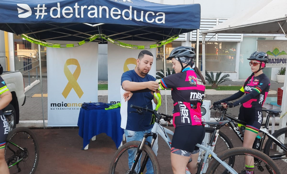 Em 15 dias, ações do Maio Amarelo alcançam mais de 3.300 pessoas no Paraná
