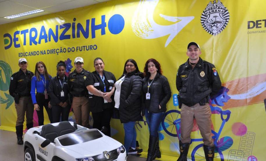 Alunos de Colombo são os primeiros a conhecer as ações educativas do Detranzinho