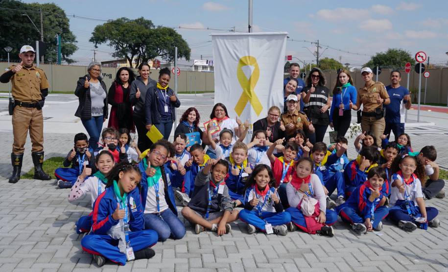 Alunos de Colombo são os primeiros a conhecer as ações educativas do Detranzinho