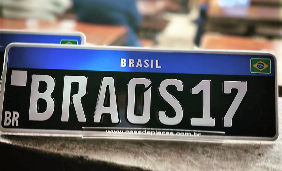 placa preta