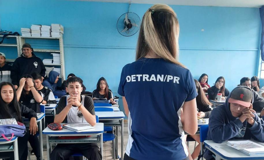 Ações do Detran-PR no Maio Amarelo alcançam quase 10 mil pessoas no Paraná