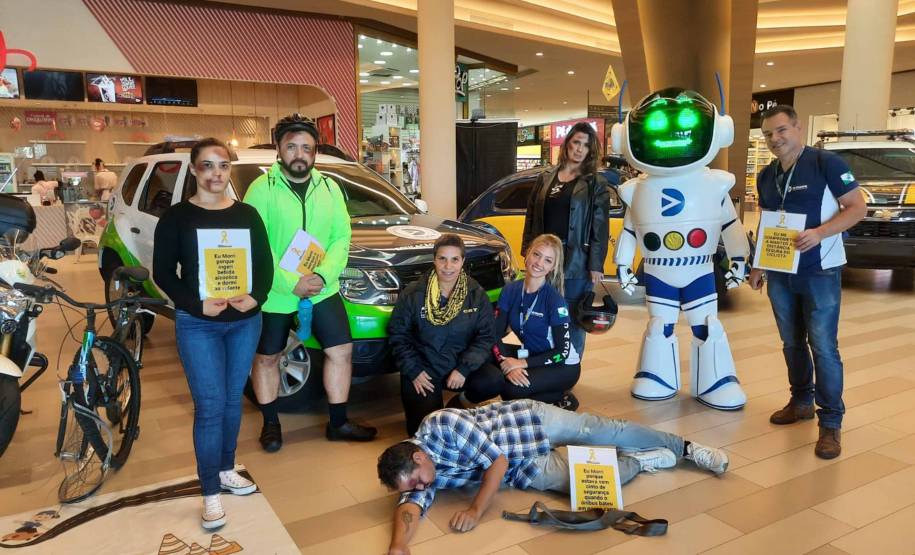 Ações do Detran-PR no Maio Amarelo alcançam quase 10 mil pessoas no Paraná