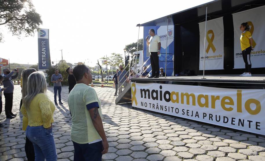 Ações do Detran-PR no Maio Amarelo alcançam quase 10 mil pessoas no Paraná