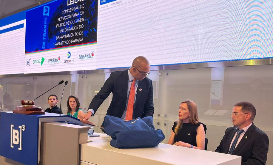 Segunda etapa da concessão dos pátios veiculares define empresas com melhores descontos