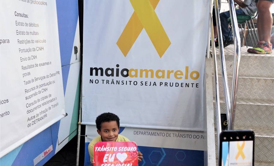 Maio Amarelo: Detran-PR leva ações de educação para o trânsito à Expoingá 2023