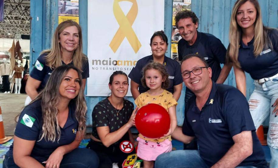 Maio Amarelo: Detran-PR leva ações de educação para o trânsito à Expoingá 2023
