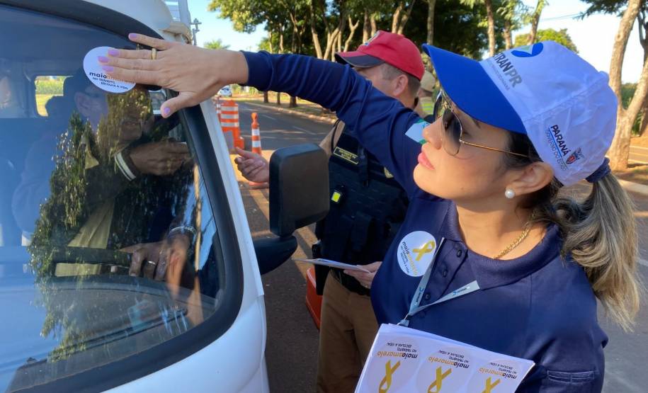 Detran-PR encerra campanha Maio Amarelo 2023