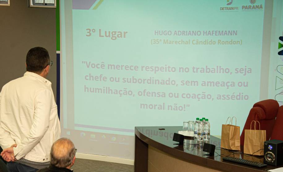 Detran-PR e CGE unidos no combate ao assédio nas instituições