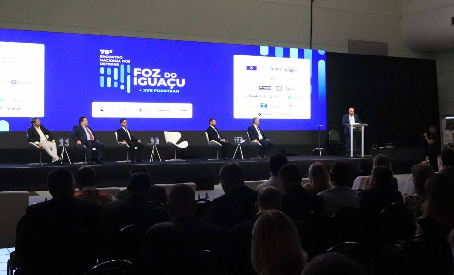 Encontro Nacional dos Detrans, em Foz do Iguaçu.