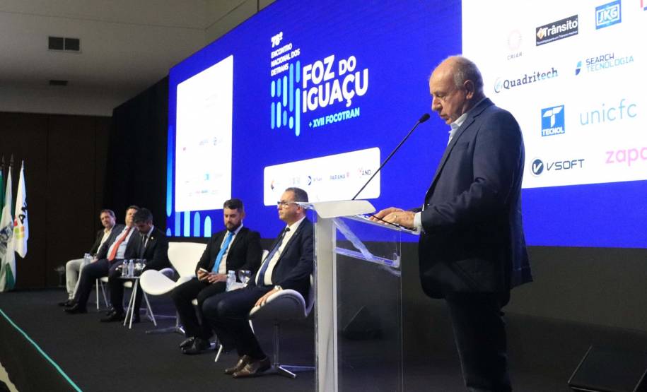 Encontro Nacional dos Detrans, em Foz do Iguaçu.