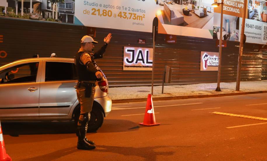 Operação marca a adesão do Paraná ao calendário nacional da Lei Seca no trânsito.