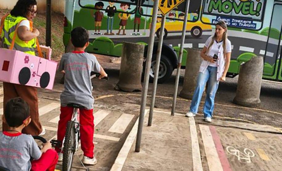 Detran-PR promove atividade de educação do trânsito com alunos de Paraíso do Norte