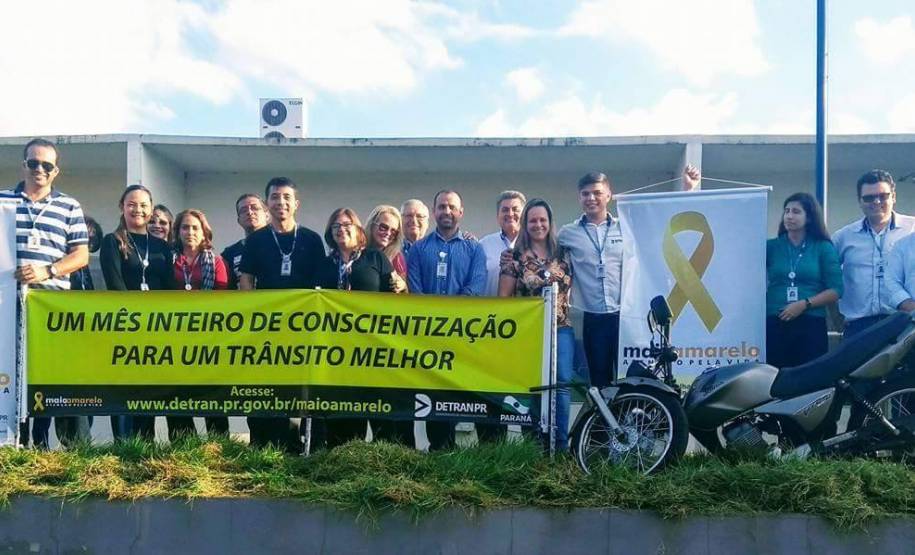 Durante todo o mês, o Departamento de Trânsito do Paraná (Detran) intensificou as ações educativas no Estado. Ao longo do Maio Amarelo, foram realizadas blitzs educativas, palestras, passeatas e até simulações de acidentes em empresas e escolas.