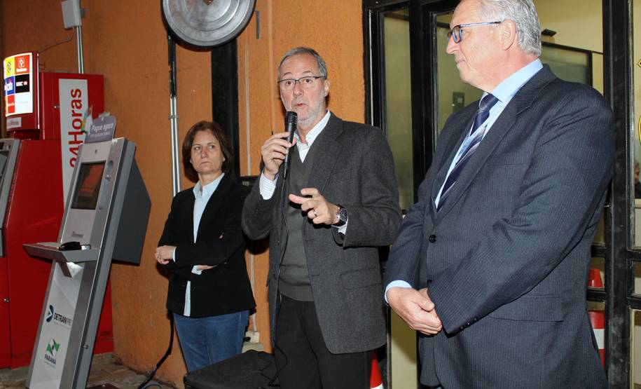 Detran/PR inaugura totem de autoatendimento da Rua da Cidadania de Santa Felicidade. Foto: Álvaro Divardin