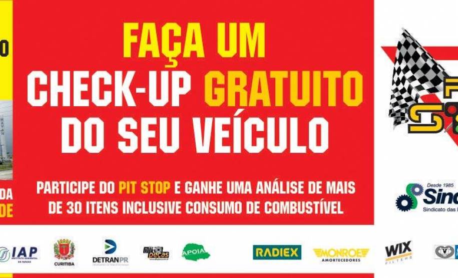 Neste sábado (21), das 9h às 17h, o Departamento de Trânsito do Paraná (Detran) irá participar do evento “PIT STOP”, no bairro Parolin.