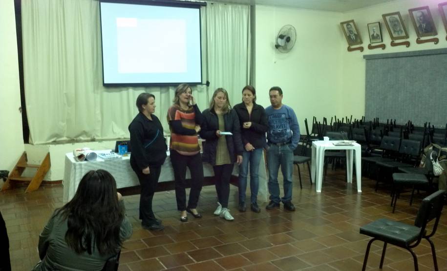 Nos dias 24 e 25 de abril a oficina de capacitação foi ofertada para 40 professores e pedagogos da rede municipal de ensino de Rio Azul.