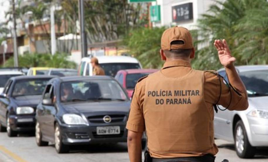 Campanhas educativas e fiscalizações reduzem mortes no trânsito em 20,3% no Paraná. Fotos: Cabo Valdemir da Luz.