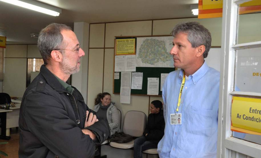 O diretor-geral do Detran, Marcos Traad, visitou nesta semana oito Ciretrans da região Sudoeste do Estado.