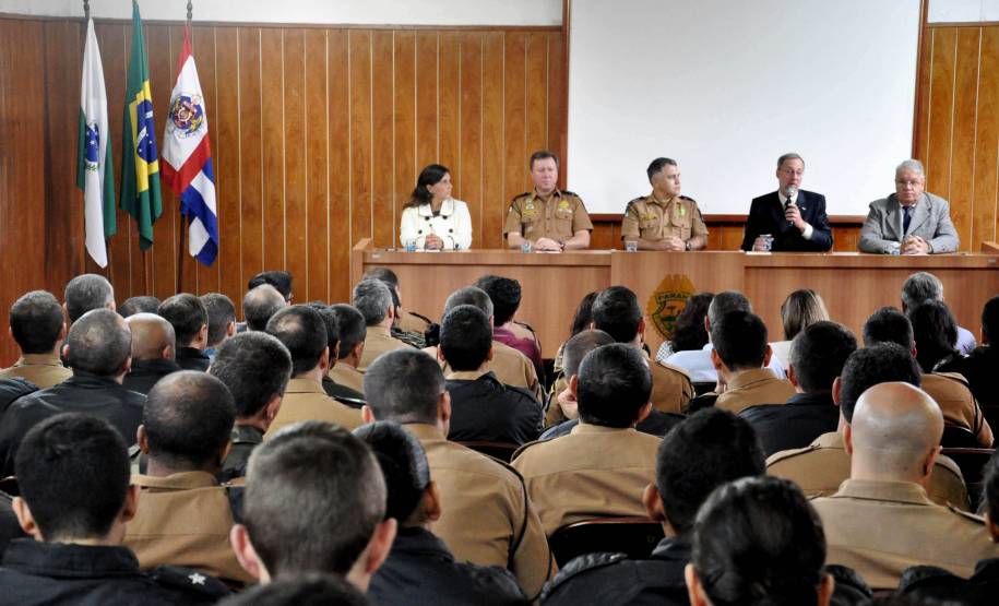 Policiais Militares de todo o estado, que atuam no trânsito, participam do encontro na capital para padronizar a emissão dos autos de infração