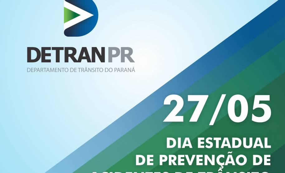 Segunda-feira (27), é o Dia Estadual de Prevenção de Acidentes de Trânsito. O Departamento de Trânsito do Paraná será parceiro do evento realizado pelo FOZTRANS, em Foz do Iguaçu, junto com a Prefeitura Municipal e o Movimento Cidade Unida Salvando Vidas.