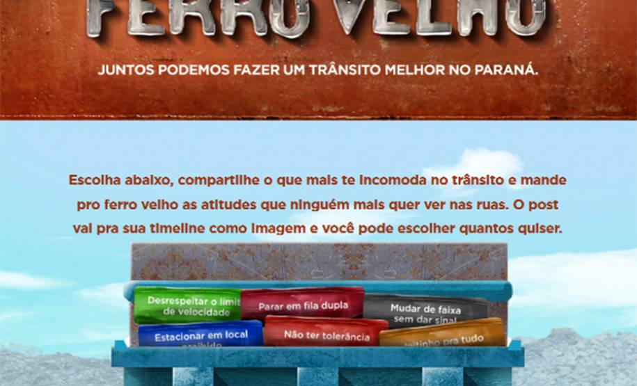 Ação educativa do Detran quer reciclar atitudes negativas no trânsito