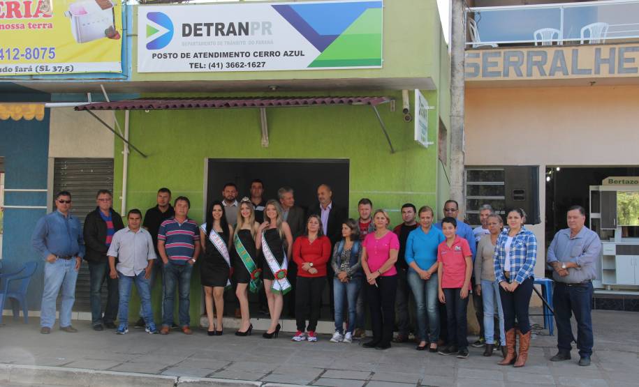 Detran inaugura posto de atendimento em Cerro Azul. Foto: Juliano Pedrozo
