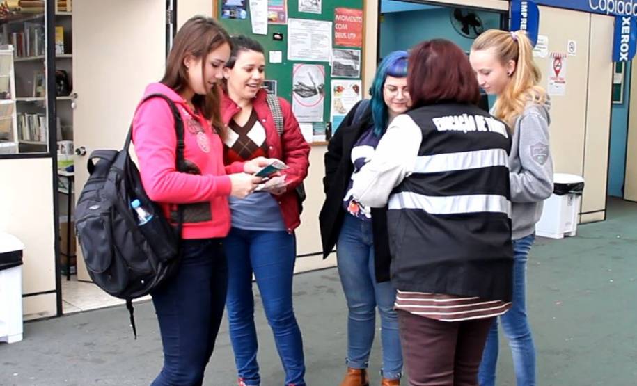 O Departamento de Trânsito do Paraná (Detran) participou da semana acadêmica sobre promoção humana, realizada entre os dias 18 e 22, na Universidade Tuiuti do Paraná (UTP).