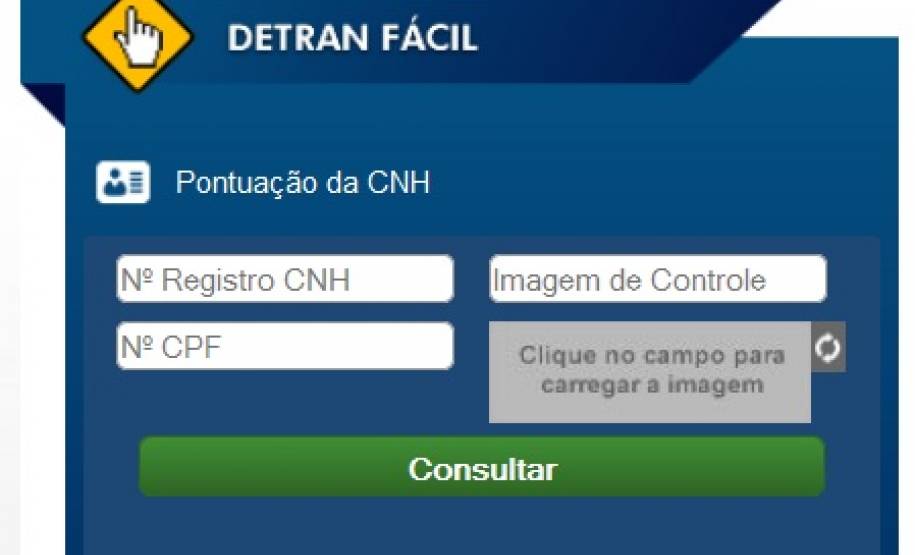 A consulta de pontuação na Carteira Nacional de Habilitação foi substituída por um histórico de pontuação no site do Departamento de Trânsito do Paraná.